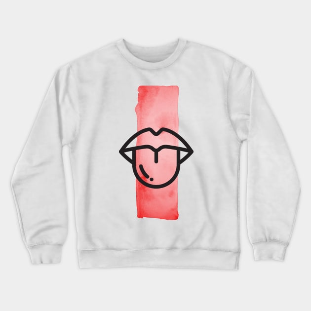 Tongue Crewneck Sweatshirt by pau683